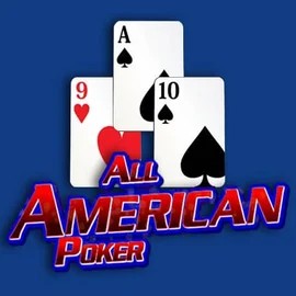 All American Poker online game logo by RTG (Reel Time Gaming) on sevens.co.at