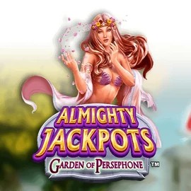 Almighty Jackpots: Garden of Persephone logo – Jackpots by Novomatic at Seven Casino