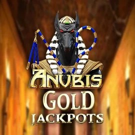Anubis Gold Jackpots online game logo by Inspired Gaming on sevens.co.at