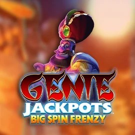 Jackpots logo of Genie Jackpots: Big Spin Frenzy from Blueprint Gaming at Seven Casino