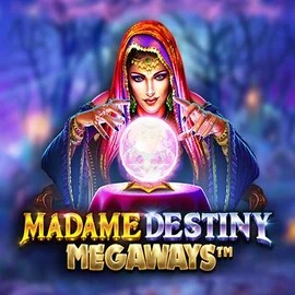 Madame Destiny Megaways slot logo by Pragmatic Play at Seven Casino
