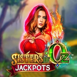 Sisters Of Oz Jackpots slot logo by Triple Edge Studios at Seven Casino