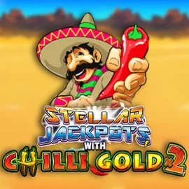 Stellar Jackpots with Chilli Gold x2 logo – Jackpots by Lightning Box Game at Seven Casino
