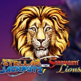 Stellar Jackpots with Serengeti Lions casino game by Lightning Box Game – featured logo at Seven Casino